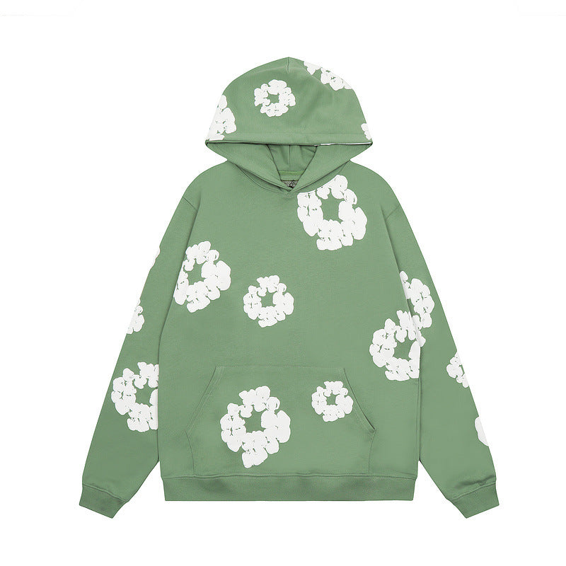 Foam Kapok High Street Loose Autumn and Winter Hooded Sweatshirt
