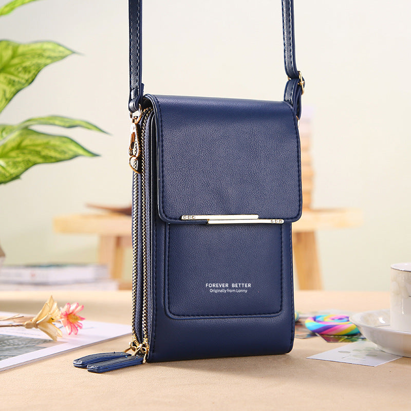 Touch screen mobile phone bag