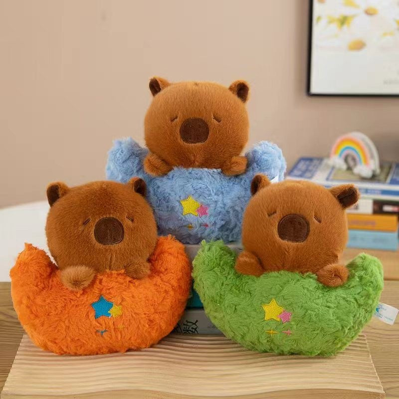 Cute Capybara Doll Capybara Plush Toy Children's Eight-inch Grasping Machine Doll Doll