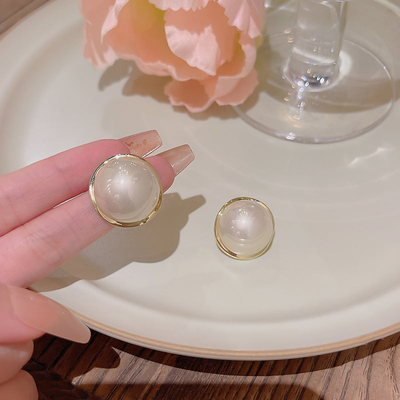 Small pearl earrings for women, versatile, elegant, long tassels