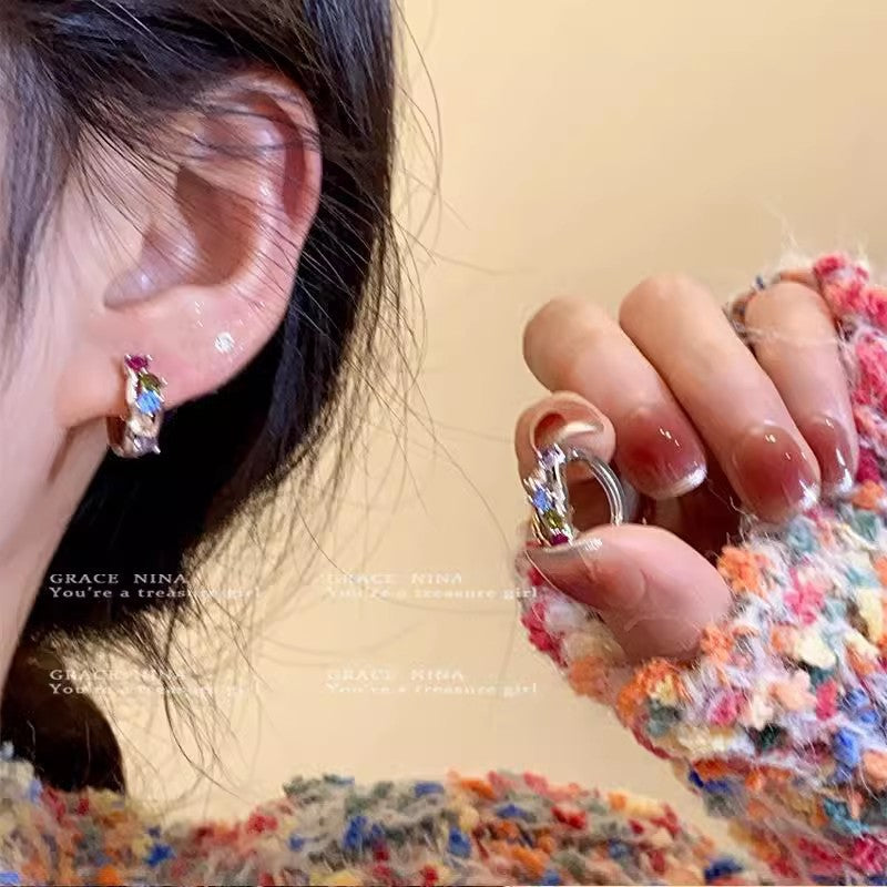 Pearl butterfly earrings for women high-end niche luxury