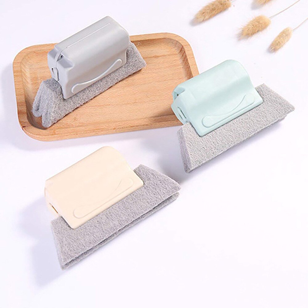 Scouring Pad Sill Sink Brush Window Groove Cleaning Brush Kitchen Hearth Bowl Cleaning Brushes Household Cleaning Tools