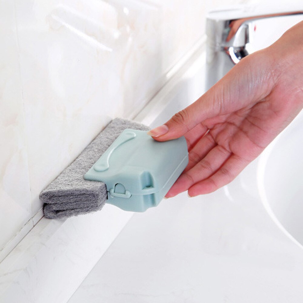 Scouring Pad Sill Sink Brush Window Groove Cleaning Brush Kitchen Hearth Bowl Cleaning Brushes Household Cleaning Tools