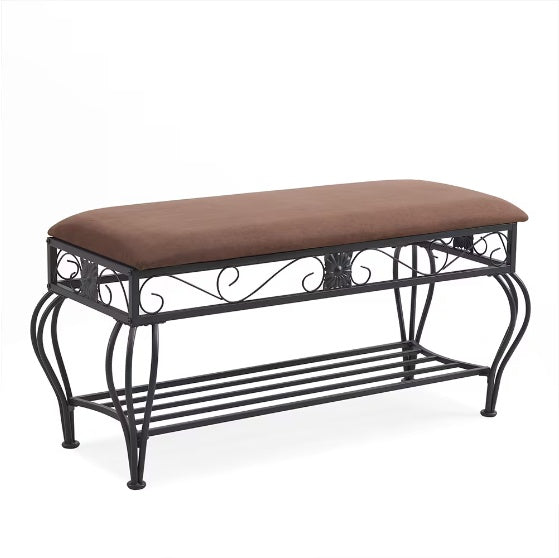 Multifunctional Upholstered Shoe Rack Bench