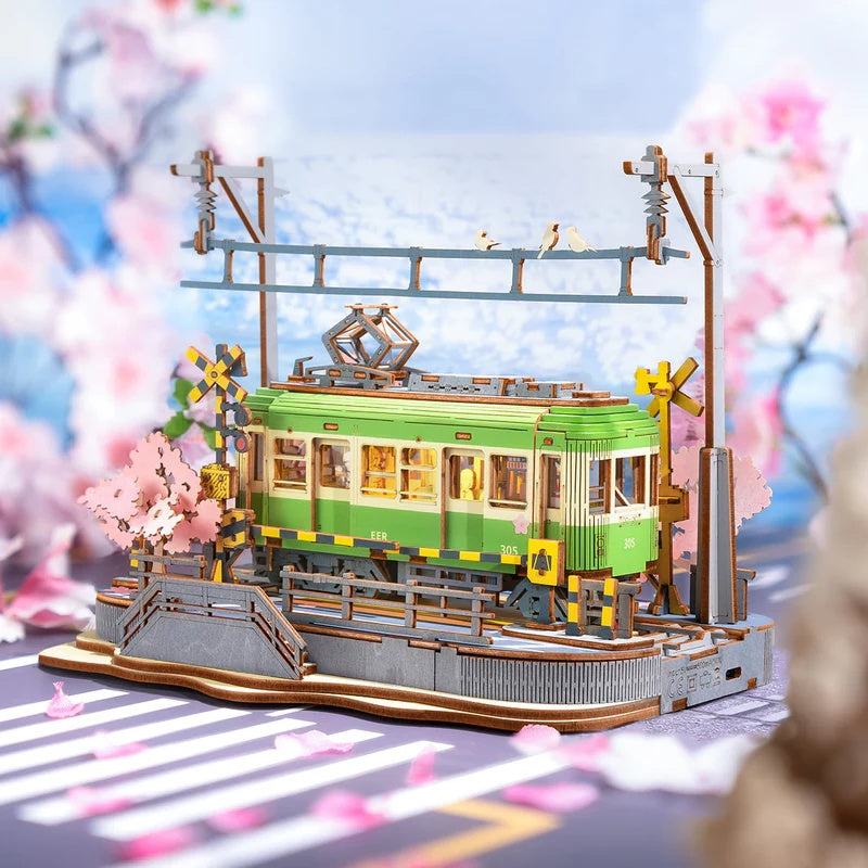 Rolife Sakura Journey 3D Wooden Puzzle Only Supports TK And Independent Website Platforms