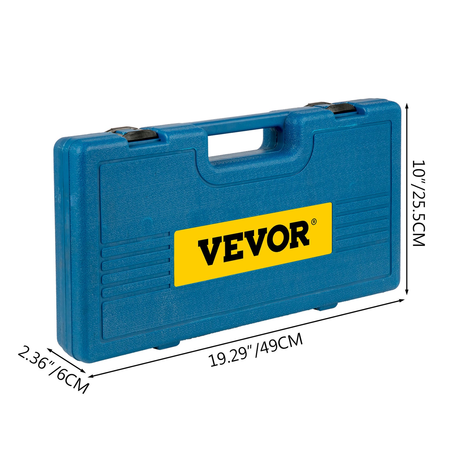 VEVOR Impact Socket Set 26 Piece Impact Sockets, Deep Socket, 6-Point Sockets, Rugged Construction, Cr-V, With A Storage Cage