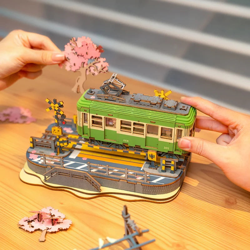 Rolife Sakura Journey 3D Wooden Puzzle Only Supports TK And Independent Website Platforms