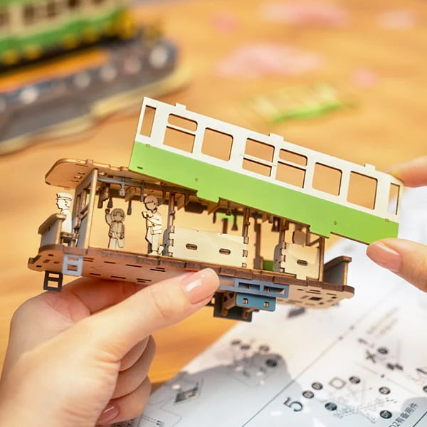 Rolife Sakura Journey 3D Wooden Puzzle Only Supports TK And Independent Website Platforms