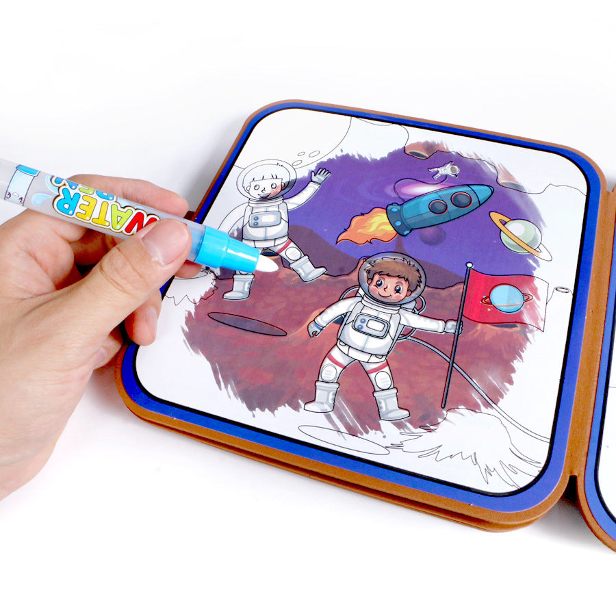 Children's Magic Water Drawing Book, Repeated Graffiti Coloring Book, Boys And Girls' Drawing Book Magic Book