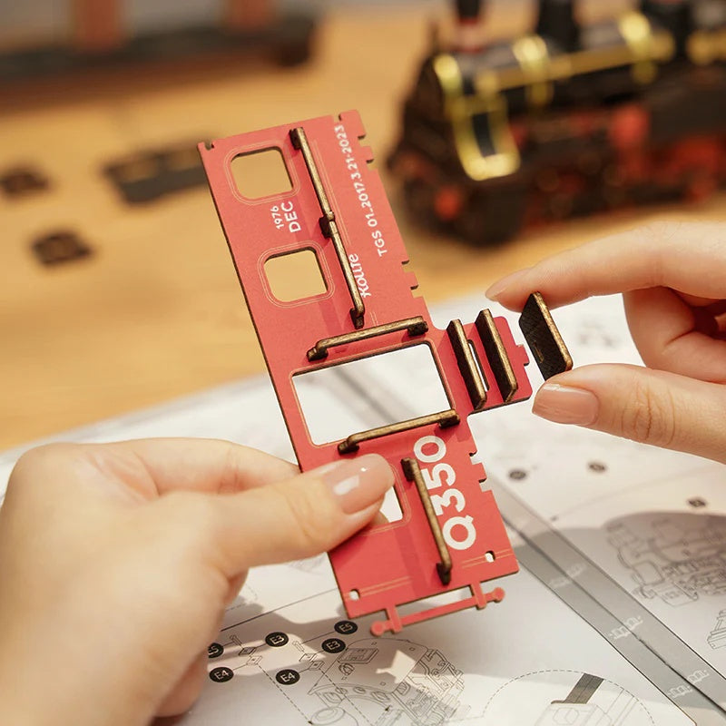 Rolife Steam Journey 3D Wooden Puzzle, Only Supports TK And Independent Website Platforms