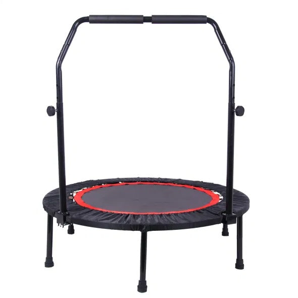 40 Inch Mini Exercise Trampoline For Adults Or Kids Indoor Fitness Rebounder Trampoline With Safety Pad Max. Load 300LBS