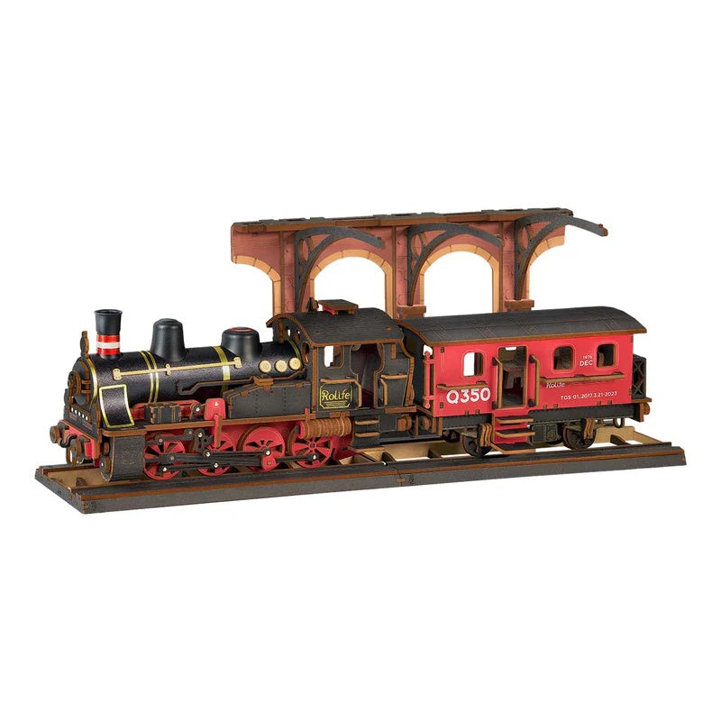 Rolife Steam Journey 3D Wooden Puzzle, Only Supports TK And Independent Website Platforms