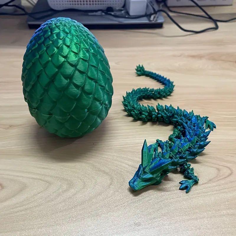 Home Gift Decoration Technology 3D Dragon Egg Statue