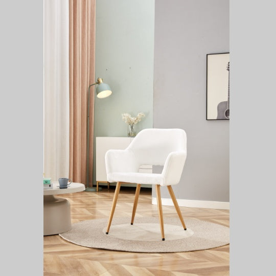 Chair With Solid Wood Feet