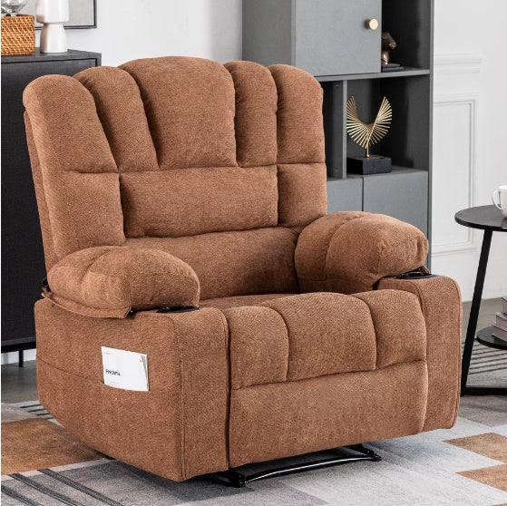 Manual Chaise Longue Sofa With Massage And Heating Function