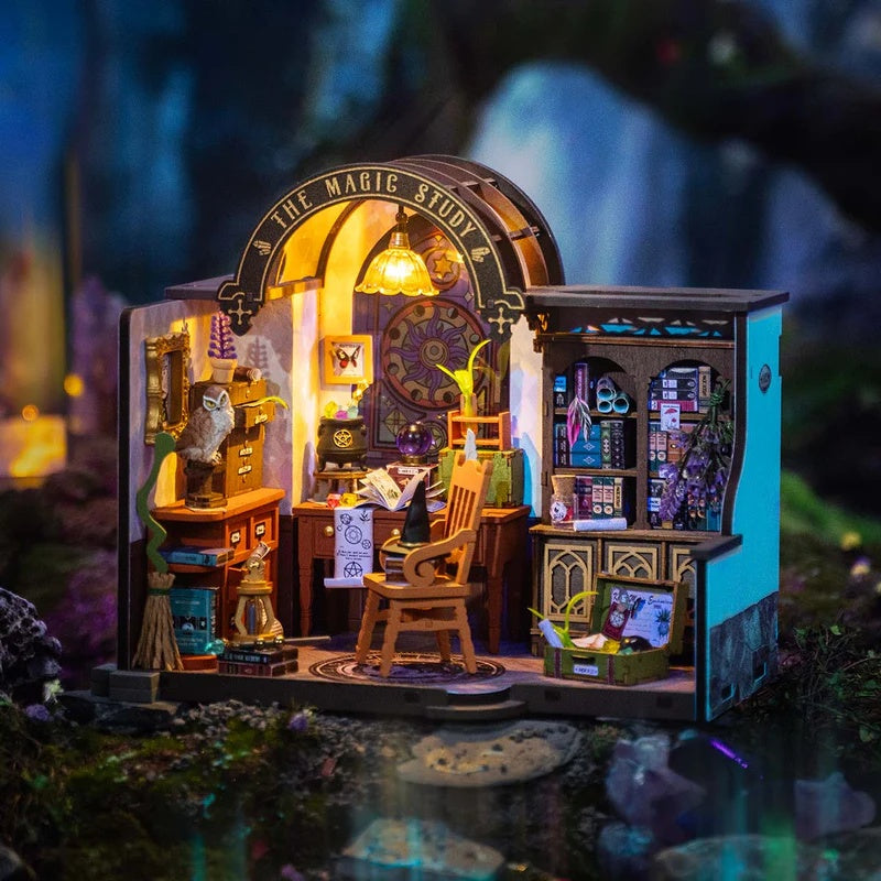 Rolife The Magic Study DIY Miniature House, Only Supports TK And Independent Sites
