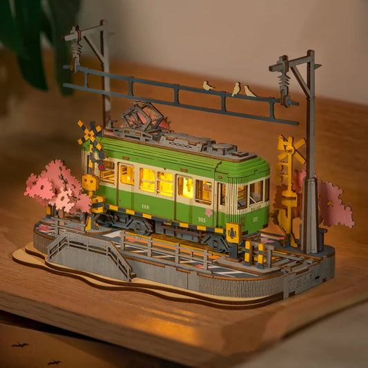 Rolife Sakura Journey 3D Wooden Puzzle Only Supports TK And Independent Website Platforms