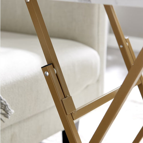 2 Pcs Folding TV Tray Table Set