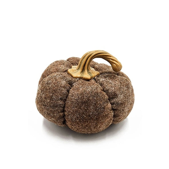 Set Of 3, 8.3x8.3x5.5 Brown Pumpkin, Pumpkin Ornament Decor For Holiday Harvest Festival Fall Festival  Thanksgiving