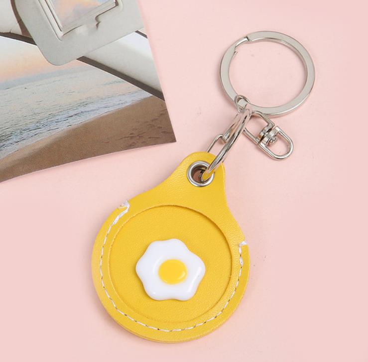 Fruit Cute Case on for Apple AirTag Protective Case Silicone Fundas Coque Covers Shell Anti-lost Key Chains Holder Key Finder