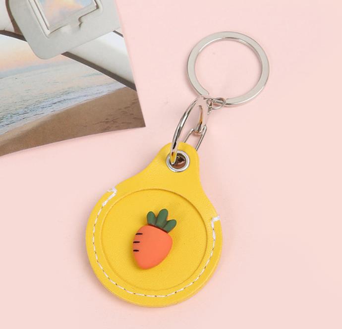 Fruit Cute Case on for Apple AirTag Protective Case Silicone Fundas Coque Covers Shell Anti-lost Key Chains Holder Key Finder