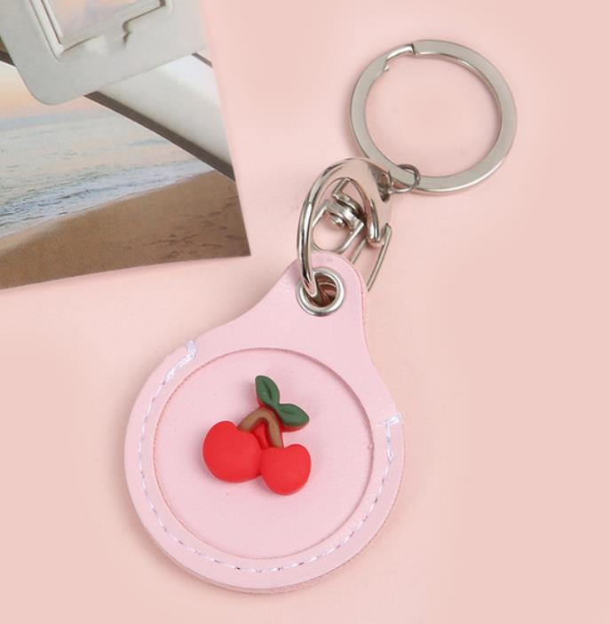Fruit Cute Case on for Apple AirTag Protective Case Silicone Fundas Coque Covers Shell Anti-lost Key Chains Holder Key Finder