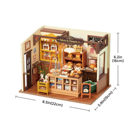 Rolife Becka's Baking House DIY Miniature House Kit, Only Supports TK And Independent Site Sales