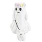 Ghost Walking Dog Statue Spooky Cute Resin Home Decoration Tabletop Ornament Ghost Dog Decor for Indoor Outdoor Use 15cm