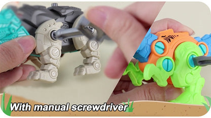 Triangle Tyrannosaurus Rex Five Box One, Assemble And Combine Transform Intelligent Mechanical Simulation DIY Puzzle Toy