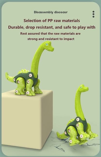 Disassemble And Assemble Dinosaurs, Boys Benefit From Intelligence, Assemble Screws, Children's Toys