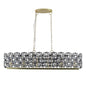 Modern Champagne Gold Oval Crystal Chandelier Unusable Platform - Temu