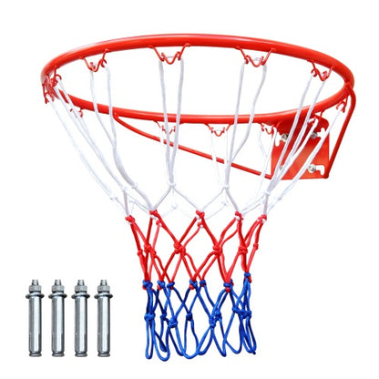 Basketball Rim Replacement 18 Steel Rim With Net, Easy To Install And Reliable Quality