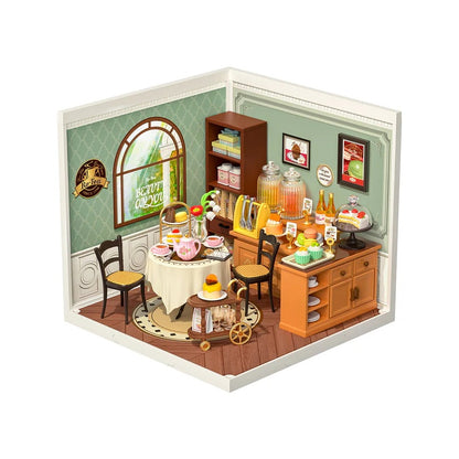 Rolife Sweet Sips Tea DIY Plastic Miniature House, Only Supports TK And Independent Website Platforms
