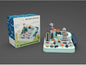School Bus Big Adventure Macaron Breakthrough Car Big Adventure Small Train Track Parking Lot
