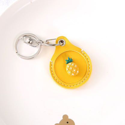 Fruit Cute Case on for Apple AirTag Protective Case Silicone Fundas Coque Covers Shell Anti-lost Key Chains Holder Key Finder