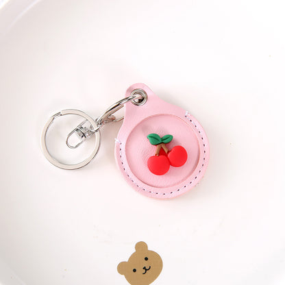 Fruit Cute Case on for Apple AirTag Protective Case Silicone Fundas Coque Covers Shell Anti-lost Key Chains Holder Key Finder