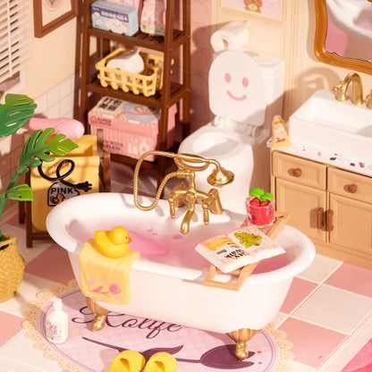 Rolife Pop Bubble Bathroom Plastic DIY Miniature House, Only Supports TK And Independent Sites