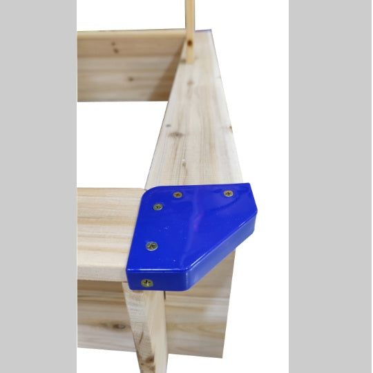 Children's Wooden Sandbox With Adjustable Canopy, Sandpit With Covers Kids Wood Playset Outdoor Backyard - Upgrade Retractable