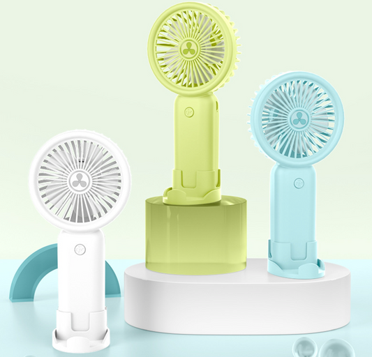 2024 New USB Handheld Fan Mini Portable Desktop Charging Small Fan Customized Small Electric Fan Customized Gift