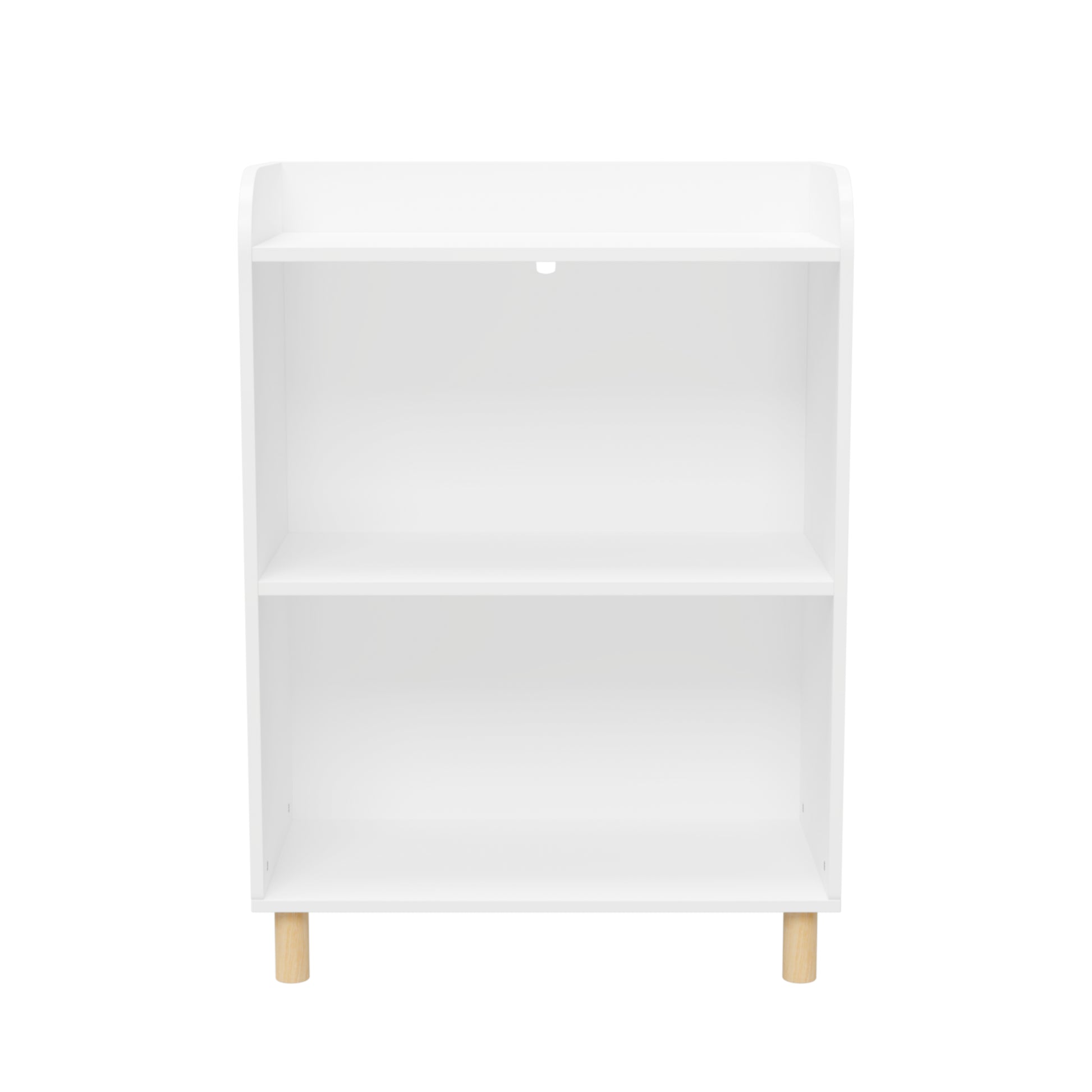3-Tier Kid’s Bookcase Book Display Shelf and Cabinet Organizer- White_13