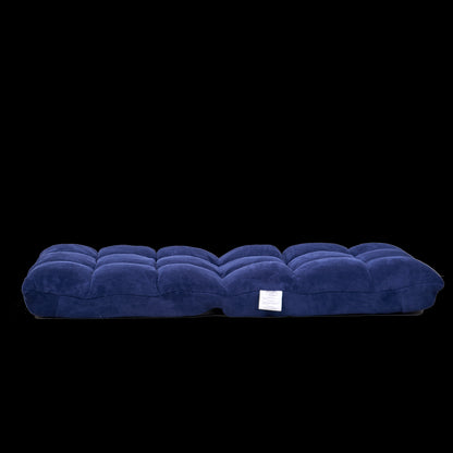 5 Height Adjustment Modern Tatami Sofa Folding Leisure Lounge Chair- Navy_13