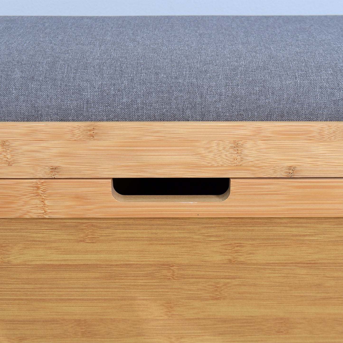 Entryway Wooden Shoe Changing Stool and Cabinet with Foldable Shelf- Natural_7