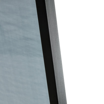 Full-Length Body Mirror with Wooden Frame and Stand Dressing Mirror- Black_16