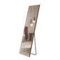 Solid Wooden Frame Full Length Body Decorative and Dressing Mirror- Brown_13