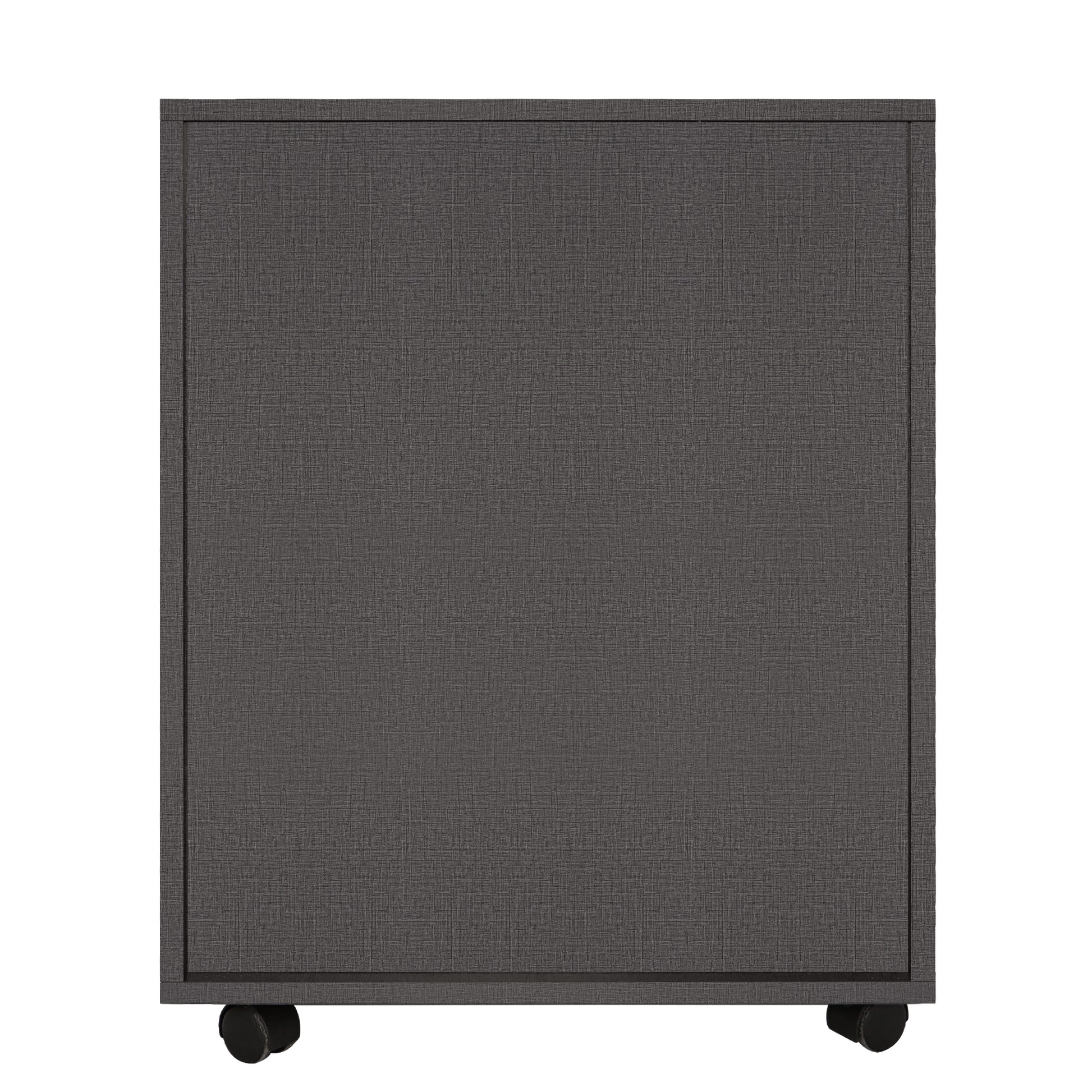 5 Drawers Small Rolling Office File Cabinet Organizer Printer Rack- Dark Gray_11