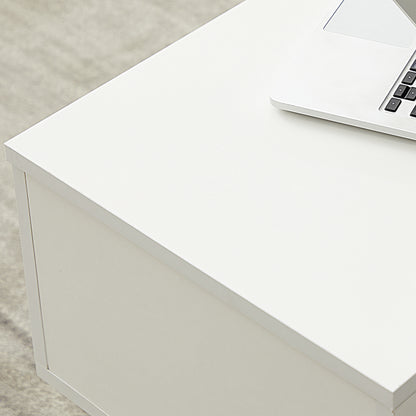 Lifting Top Living Room Coffee Table and Hidden Storage Cabinet- Matte White_5