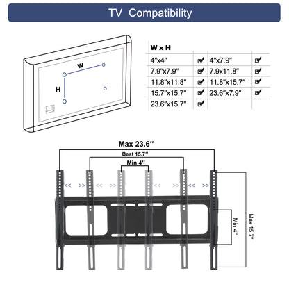 Wooden Storage Floor TV Media Devices Stand with Metal Frame- Rustic Brown_12