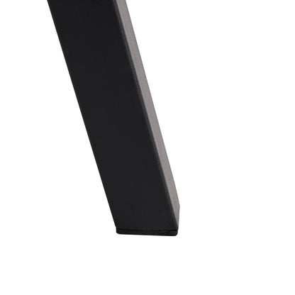 Modern Minimalist Rectangular Tempered Glass Dining Table with Black Metal Legs_10
