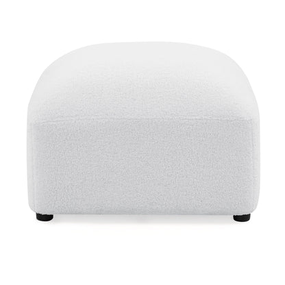 L-Shape Modular Sectional Sofa Couch Reversible Combination- White_0