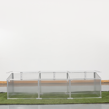 Polycarbonate Greenhouse for Outdoors in Winter Plant Supplies- Silver_6